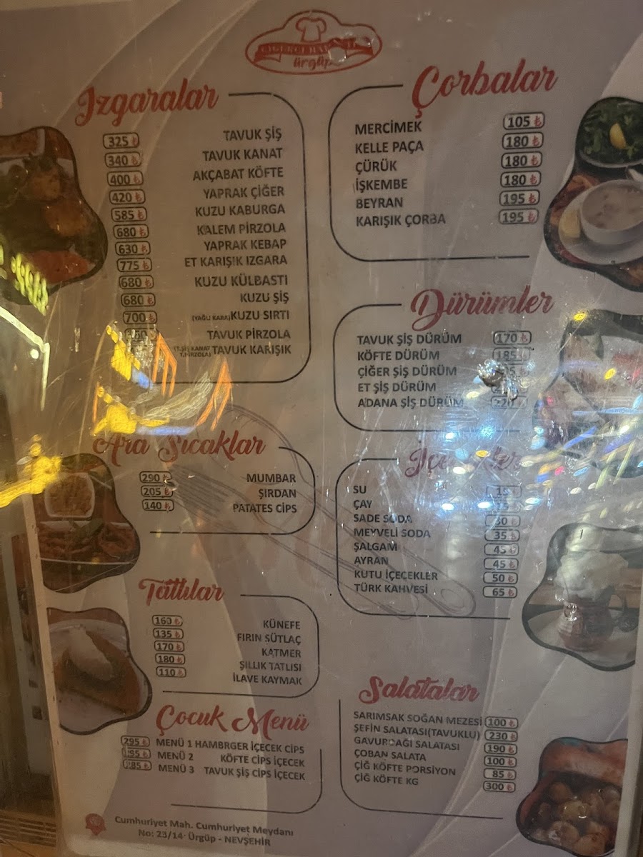Menu Cigerci Bahattin Urgup-5